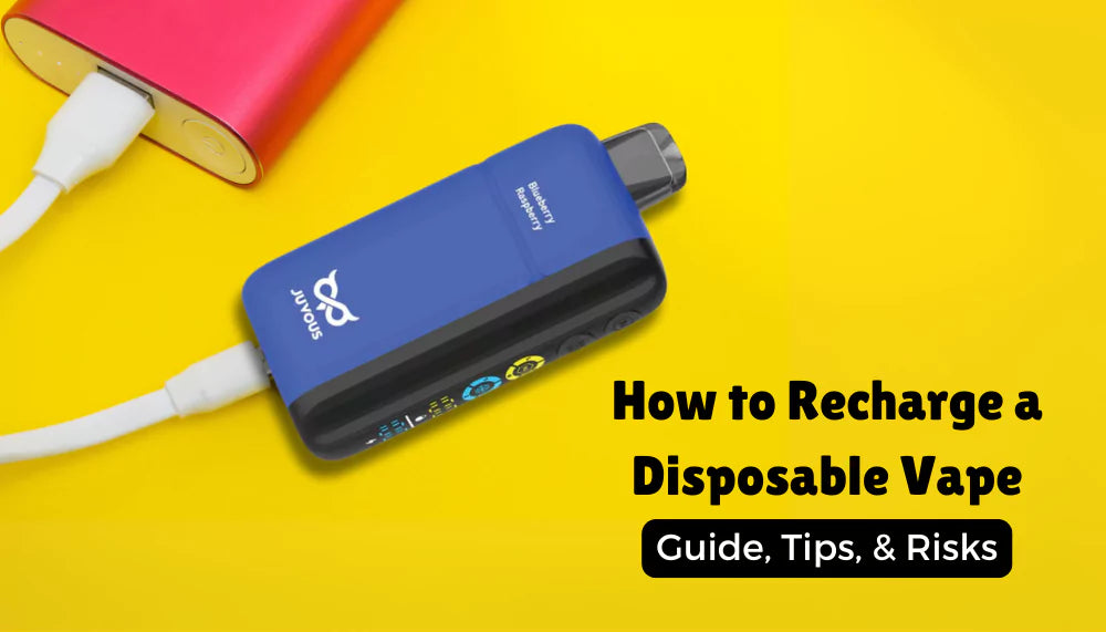 How to Recharge a Disposable Vape: Tips, Guide, & Safety Risks