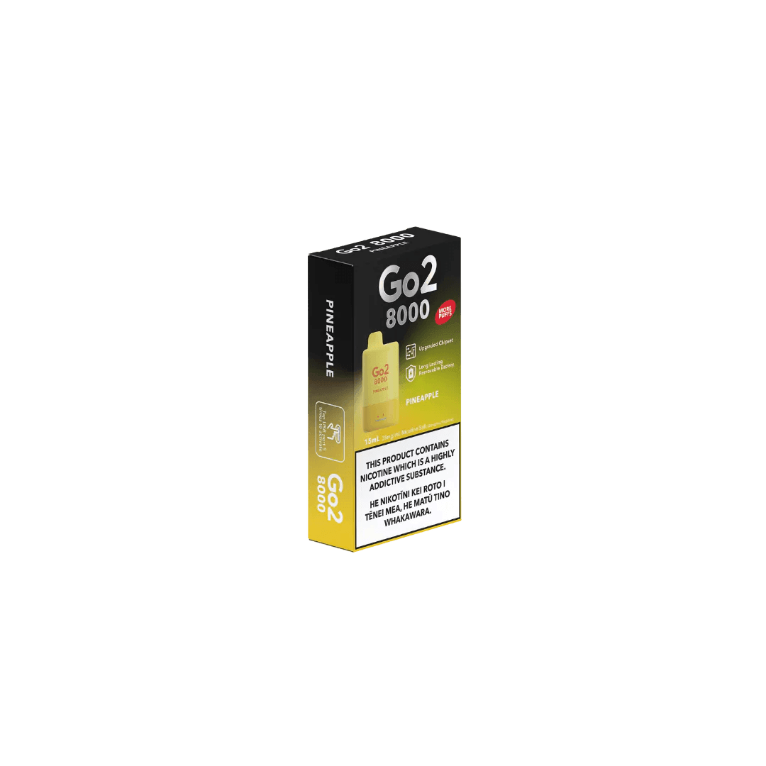 Go2 8000 Disposable Pineapple 35mg/mL - Vape Vend