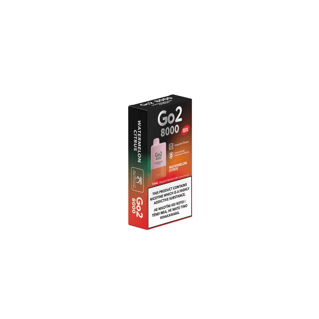 Go2 8000 Disposable Watermelon Citrus 35mg/mL - Vape Vend